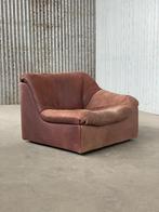 De Sede Lounge Fauteuil vintage, Buffelleer, Huis en Inrichting, Stoelen, Ophalen, Gebruikt, Aalsmeer, Bruin
