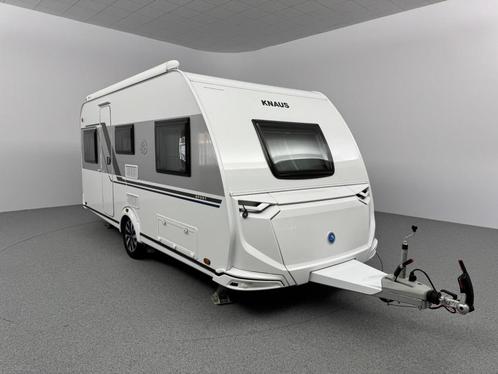 Knaus Sport 460 EU Enkele bedden Mover Cassetteluifel GFK, Caravans en Kamperen, Caravans, Bedrijf, Overige, Knaus, 2 aparte bedden