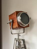 Unieke Vloerlamp / Statieflamp, Huis en Inrichting, Lampen | Vloerlampen, Ophalen, Zo goed als nieuw, 150 tot 200 cm, Metaal