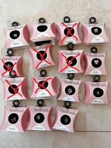 6 nieuwe heartbeads geloof hoop liefde etc. beschikbaar voor biedingen