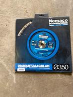 Nemaco diamantzaagblad rond 350x20, Ophalen of Verzenden, Zo goed als nieuw, 1000 watt of meer, Haakse handslijpmachine