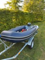 Rubberboot vortex met 8 pk 4 takt en trailer, Watersport en Boten, Overige merken, Aluminium, Ophalen of Verzenden, Zo goed als nieuw
