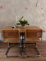 Uitschuifbare eettafel, Huis en Inrichting, Tafels | Eettafels, Ophalen, Zo goed als nieuw, Vijf personen of meer, Rechthoekig