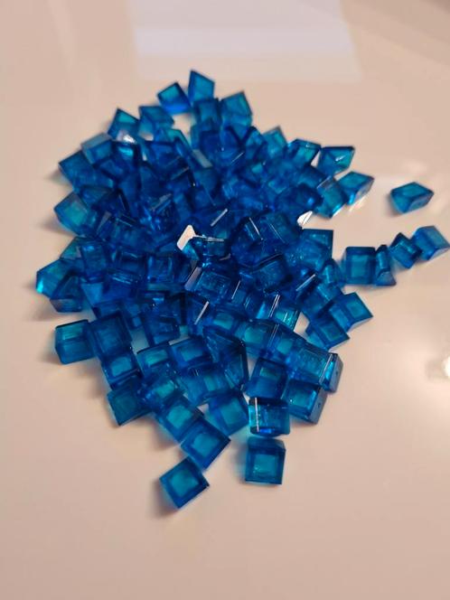 100 nieuwe lego transparant blauwe rooftiles 1x1, Kinderen en Baby's, Speelgoed | Duplo en Lego, Nieuw, Lego, Losse stenen, Ophalen of Verzenden