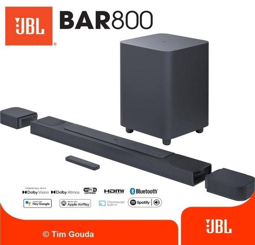 ✅ JBL BAR 800 Soundbar - Dolby Atmos - NIEUW, Audio, Tv en Foto, Soundbars, Nieuw, Bluetooth, Met externe subwoofer, Ophalen of Verzenden