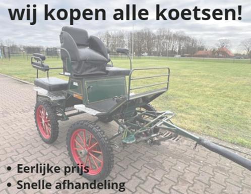 Wij kopen jouw Koets/Menwagen/recreatiewagen!, Dieren en Toebehoren, Rijtuigen en Koetsen, Gebruikt, Paard of Pony
