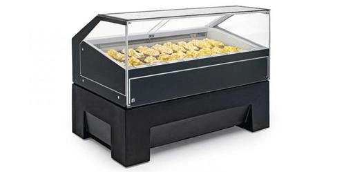 Hybride ijsvitrine voor 18-baks + RVS vriezer 40-baks (600L), Zakelijke goederen, Horeca | Keukenapparatuur, Koelen en Vriezen