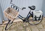 Batavus Damesfiets met Mand en Fietstassen, Ophalen, Versnellingen, Batavus, 53 tot 56 cm