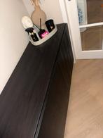 Mooie zwarte dressoir BESTA ikea, Huis en Inrichting, Kasten | Dressoirs, Ophalen, Gebruikt, 100 tot 150 cm, 25 tot 50 cm