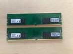 KINGSTON 8GB DDR4 2133 SDRAM KVR21N15SK2/16, Computers en Software, RAM geheugen, DDR4, Ophalen of Verzenden, Zo goed als nieuw