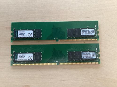 KINGSTON 8GB DDR4 2133 SDRAM KVR21N15SK2/16, Computers en Software, RAM geheugen, Zo goed als nieuw, Desktop, 16 GB, DDR4, Ophalen of Verzenden