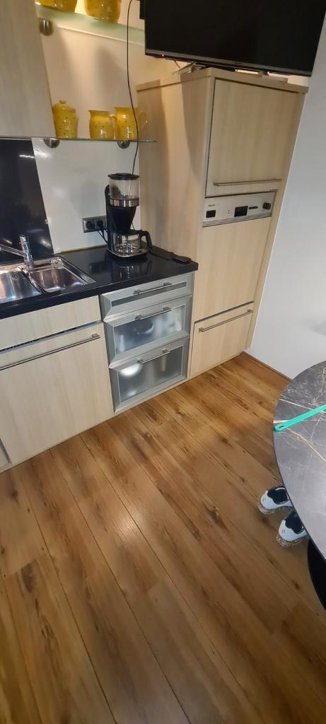 Hoekkeuken, Huis en Inrichting, Keuken | Complete keukens, Gebruikt, Hoekkeuken, Overige kleuren, Graniet of Steen, Ophalen