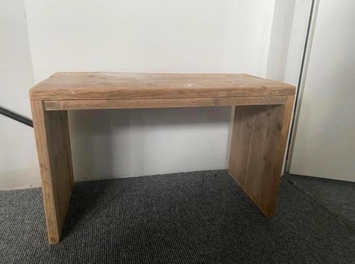 Leuk kindertafeltje van steigerhout - 80x38x50 cm, Huis en Inrichting, Tafelonderdelen, Gebruikt, Tafelblad, Minder dan 50 cm