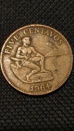 5 Centavos 1964 Filipijnen, Postzegels en Munten, Munten | Azië, Zuidoost-Azië, Ophalen of Verzenden, Losse munt