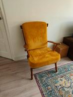 Leuke vintage fauteuil, Gebruikt, Stof, Ophalen of Verzenden, 50 tot 75 cm