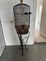 Vogelkooi op standaard. Te koop, Ophalen, Gebruikt, Metaal, Vogelkooi