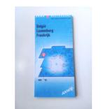 ANWB routekaart België /Luxemburg /Frankrijk uit 1991/1992, Overige gebieden, Ophalen of Verzenden, 1800 tot 2000, Landkaart