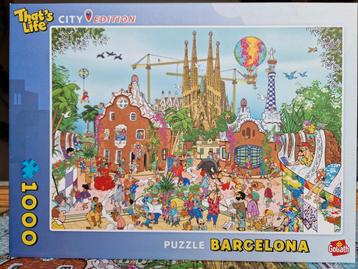 Mooie THATS LIFE puzzel Barcelona 1000sts  beschikbaar voor biedingen