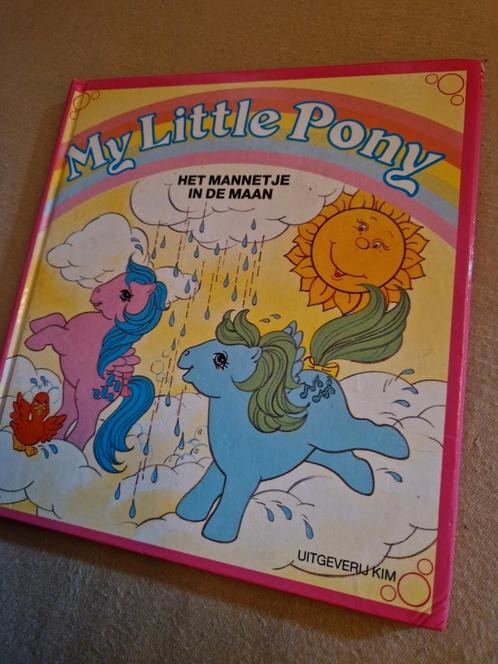 mlp my little pony 1986 het mannetje in de maan boek hasbro, Verzamelen, Speelgoed, Zo goed als nieuw, Ophalen of Verzenden
