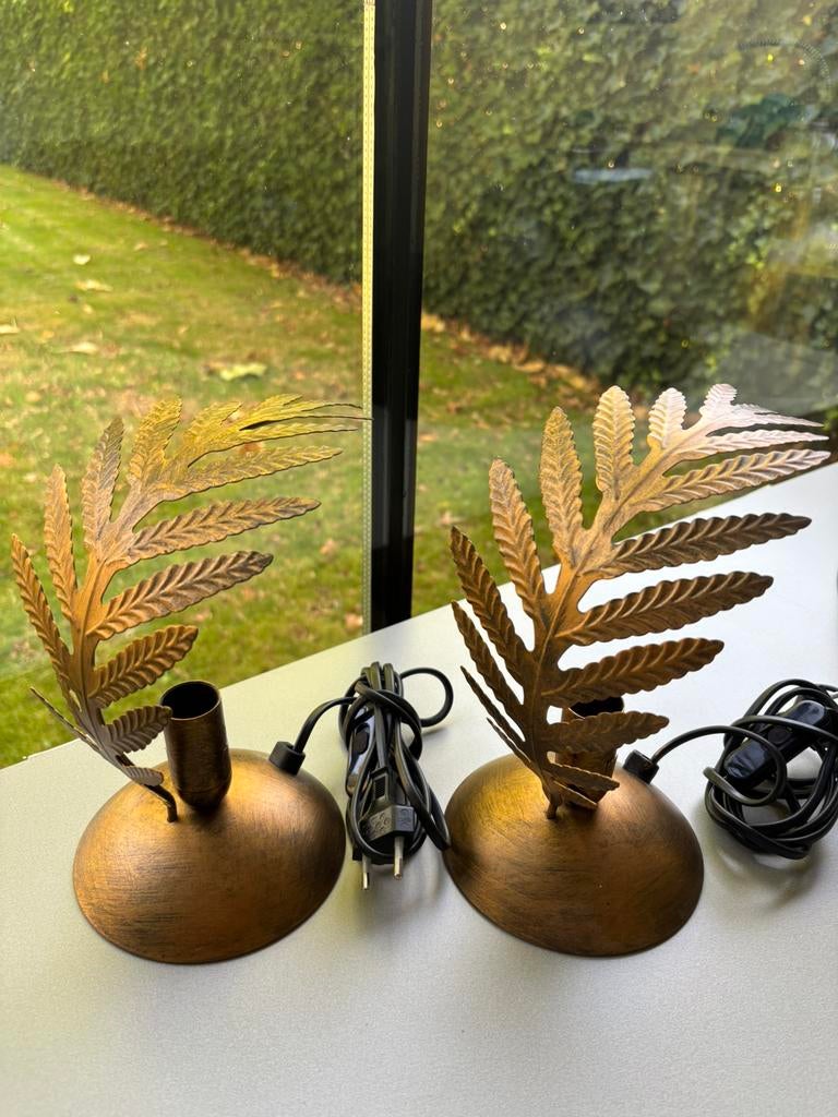 Gouden lampjes, Huis en Inrichting, Lampen | Tafellampen, Ophalen of Verzenden, Zo goed als nieuw, Minder dan 50 cm