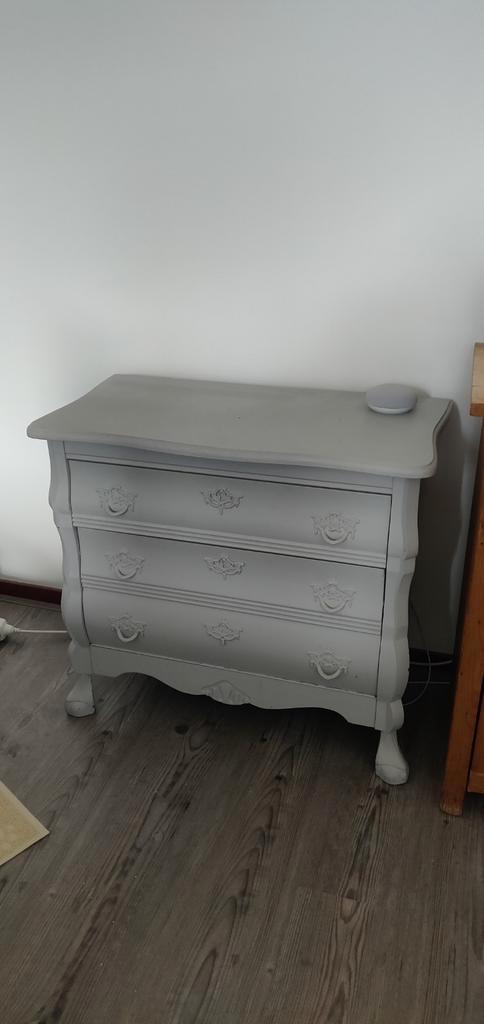 Gaaf buikkastje met lade en klep, Huis en Inrichting, Kasten | Ladekasten, Gebruikt, Minder dan 100 cm, 50 tot 100 cm, 25 tot 50 cm