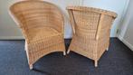 Rieten stoelen, Ikea, Huis en Inrichting, Stoelen, Ophalen of Verzenden, Gebruikt, Bruin, Twee