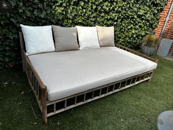 Exotan bamboo loungebank 201 x 132cm 