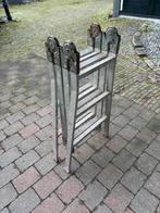 vouwladder knikladder, Doe-het-zelf en Verbouw, Ladders en Trappen, Ophalen, Gebruikt, Ladder, Opvouwbaar of Inschuifbaar
