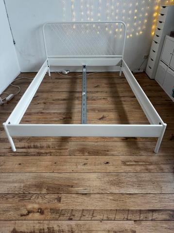 Ikea Bedframe - Wit Metaal - afbeelding 2
