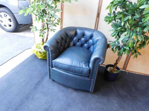 ENGELSE CHESTERFIELDS NIEUW EN DEMOMODELLEN, Huis en Inrichting, Stoelen, Nieuw, Eén, Leer, Zwart, Ophalen