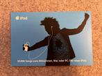 Apple 2004 iPod reclamekaart / post card blue, Audio, Tv en Foto, Mp3-spelers | Apple iPod, Overige types, Gebruikt, Blauw, Minder dan 2 GB