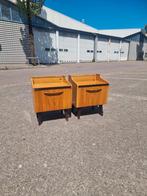 Vintage nachtkastjes mid century, Ophalen, ,, Zo goed als nieuw, ,