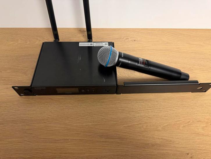 Shure QLXD Beta 58A Draadloze Microfoon Set - Nieuw Grill, Muziek en Instrumenten, Microfoons, Gebruikt, Zangmicrofoon, Draadloos