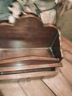 Leuke houten oude brocante postvak met lade, Huis en Inrichting, Woonaccessoires | Krantenbakken en Lectuurbakken, Gebruikt, .
