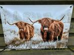 Tuinposter schotse hooglander €10,-, Ophalen, Nieuw