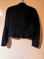 Zwarte blazer - Maat S/M, Kleding | Dames, Ophalen, Zwart, Zo goed als nieuw, Jasje