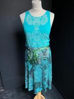 Mooie aqua dames jurk van DESIGUAL maat M, Maat 38/40 (M), Blauw, Ophalen of Verzenden, Zo goed als nieuw