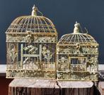 Vierkante vogelkooien gemaakt van smeedijzer in 2 maten, Verzenden