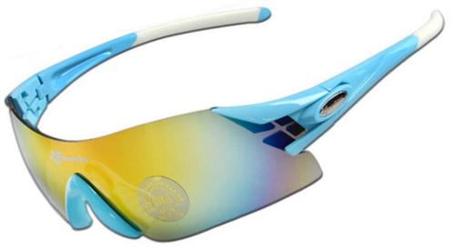 Fietsbril sportbril wielrenbril wielerbril multi lens blauw, Sport en Fitness, Wielrennen, Nieuw, Overige typen, Ophalen of Verzenden