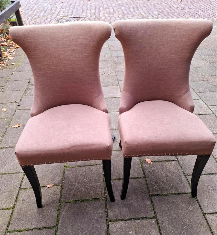2 Stijlvolle Eetkamerstoelen, Antiek en Kunst, Antiek | Meubels | Stoelen en Banken, Ophalen