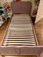Brocante eenpersoonsbed, Ophalen, 85 tot 100 cm, Gebruikt, Lattenbodem