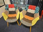 Patchwork stoeltjes, Ophalen, Gebruikt, Twee, Overige kleuren