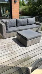 Luxe loungeset, Tuin en Terras, Tuinsets en Loungesets, Ophalen, Bank, 3 zitplaatsen, Zo goed als nieuw