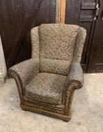 Brocante Franse fauteuil, Ophalen of Verzenden, Zo goed als nieuw, 75 tot 100 cm, 50 tot 75 cm