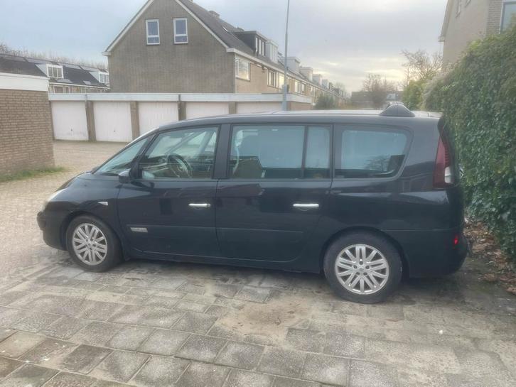 Renault Grand Espace 2.0 16V Turbo AUT 2009 Zwart 7 persoons, Auto's, Renault, Particulier, Grand Espace, ABS, Airbags, Airconditioning