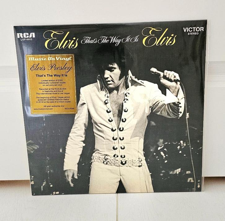Elvis Presley-That's The Way It Is (Red Vinyl) Sealed, Cd's en Dvd's, Vinyl | Pop, Nieuw in verpakking, 1960 tot 1980, 12 inch