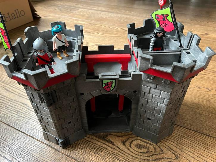 Playmobil Ridderkasteel met poppetjes, Kinderen en Baby's, Speelgoed | Playmobil, Gebruikt, Los playmobil, Ophalen of Verzenden
