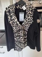Airfield Jasje met Luipaardprint - Maat 46, Kleding | Dames, Maat 38/40 (M), Zwart, Ophalen of Verzenden, Zo goed als nieuw