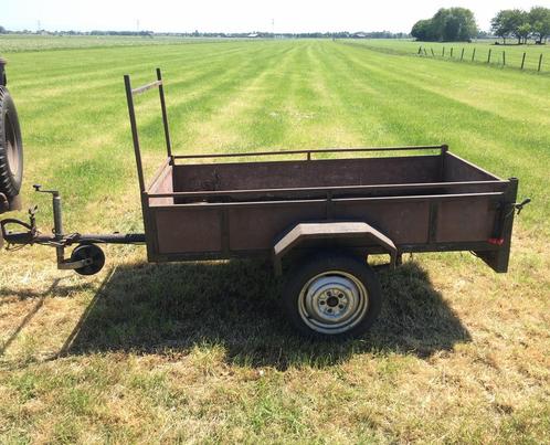 Aanhanger karretje 2x1 meter, Auto diversen, Aanhangers en Bagagewagens, Gebruikt, Ophalen of Verzenden