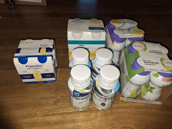 Drinkvoeding Nutridrink, Fresubin, Resource, Ensure, Diversen, Levensmiddelen, Ophalen of Verzenden